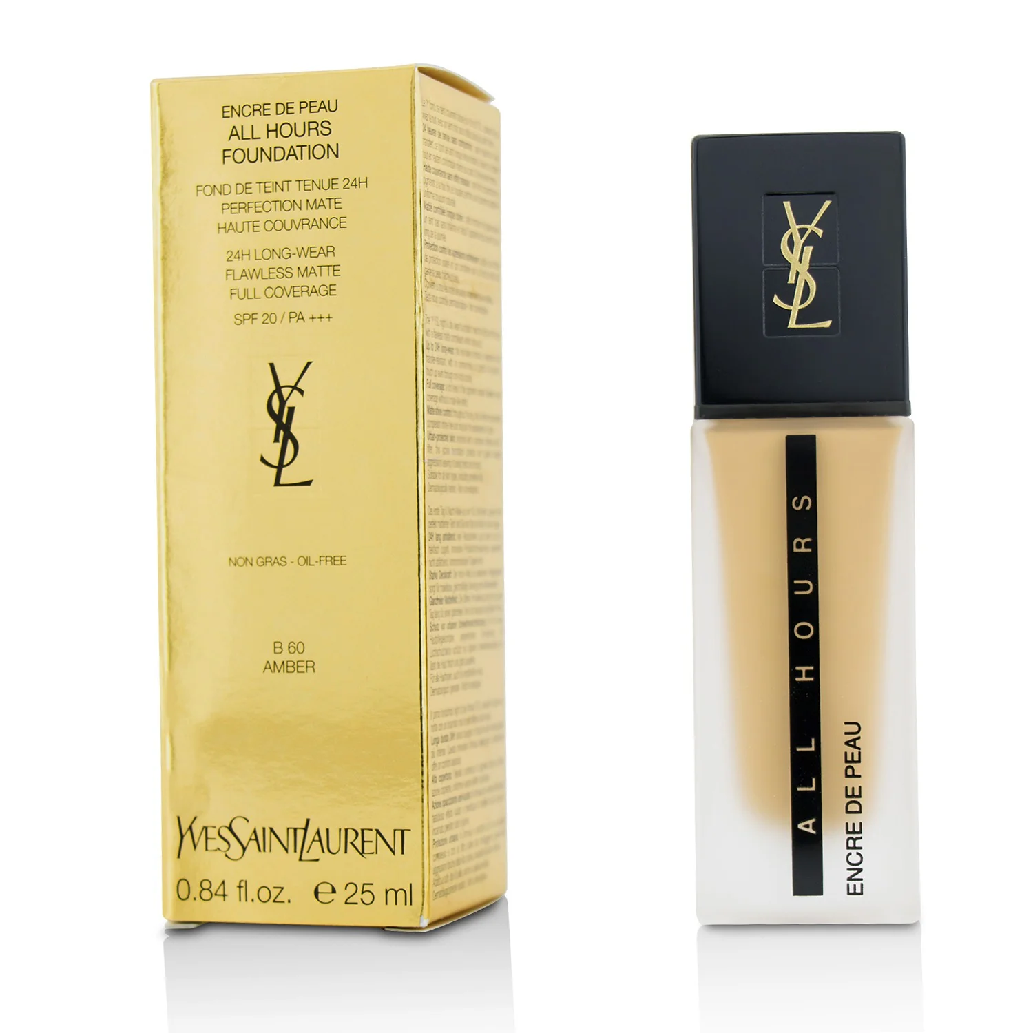 Yves Saint Laurent All Hours Foundation SPF 20 - # BR30 Cool Almond  25ml/0.84oz