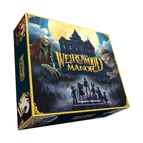 | Weirdwood Manor |Cooperative Board Game of Adventure & Strategy | Battle Monsters in The Manor | Ages 12+ | 1-5 Players | 90-120 Minutes
