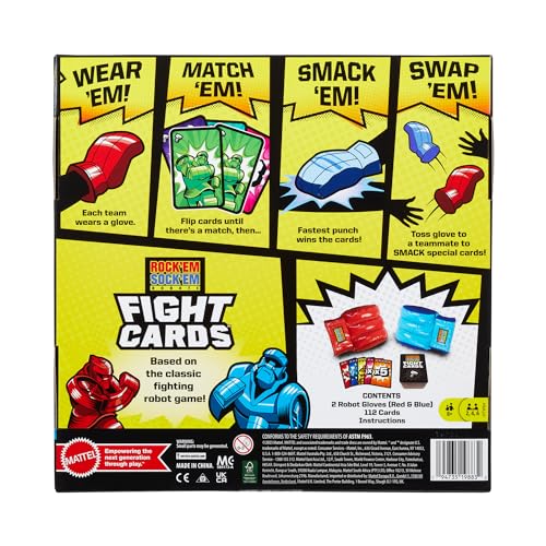 Mattel Games Rock 'Em Sock Em Robots: you control the battle of the robots in a boxing ring