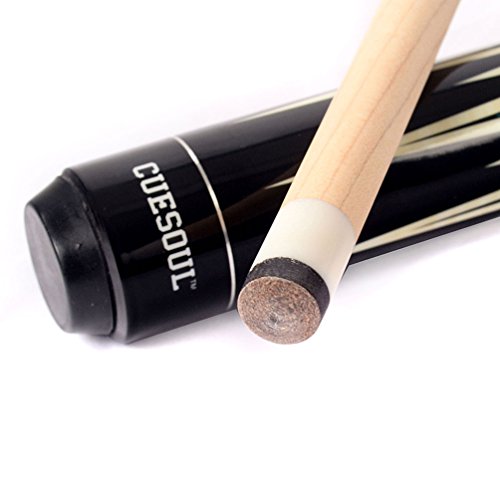 CUESOUL House Bar Pool Cue Sticks,Two Cue Sticks + 2x2 Pool Cue Case Hard