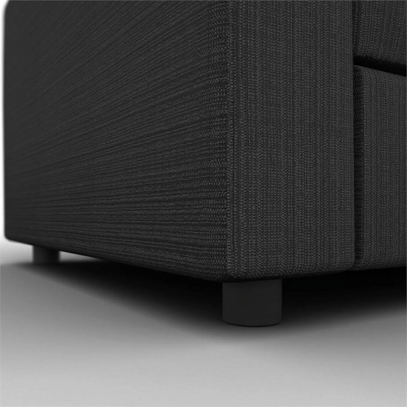 Atlin Designs 4 Piece Queen Wall Bed Set in White and Gray