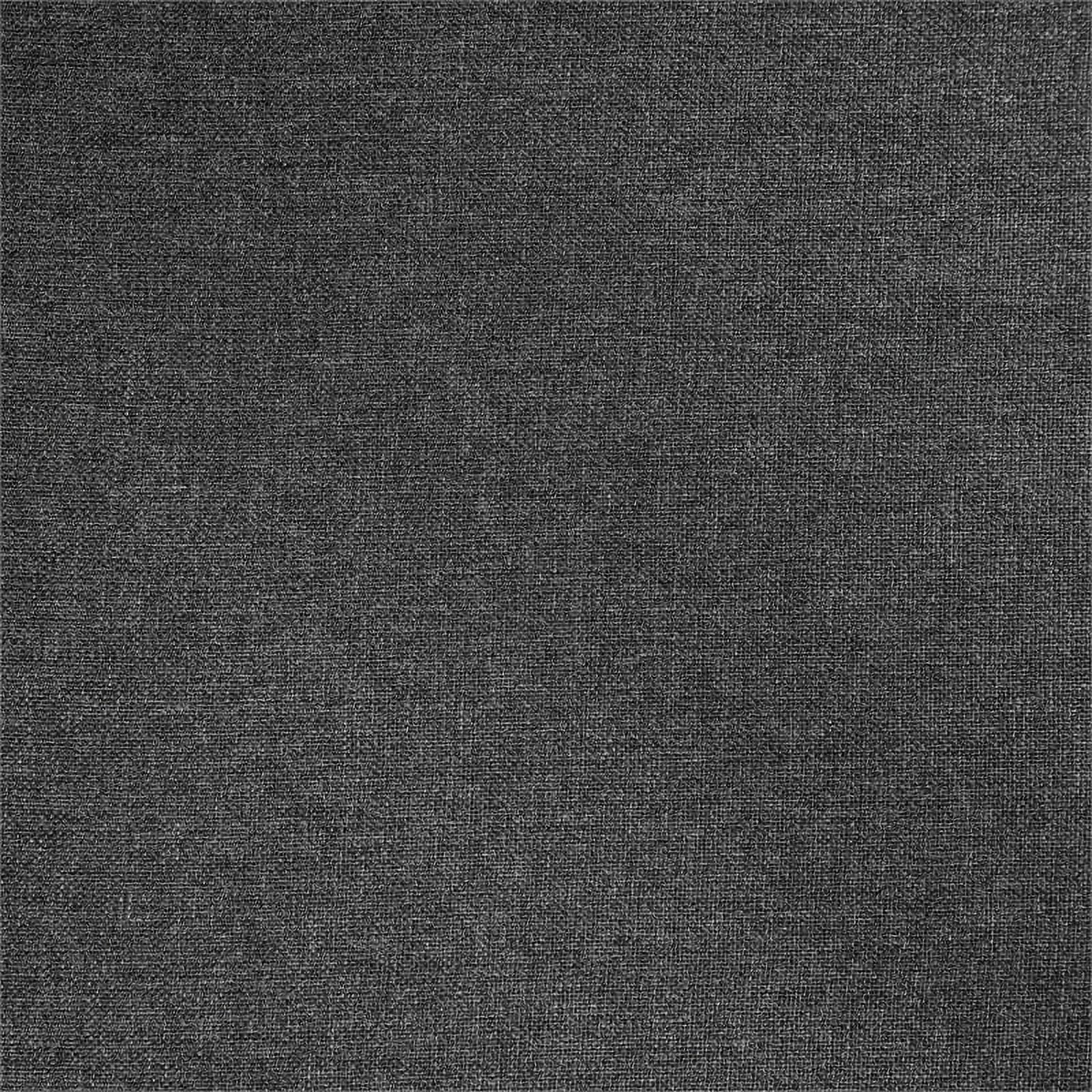 Pemberly Row Fabric Reversible Side Compartment Sectional Sofa Bed - Dark Gray