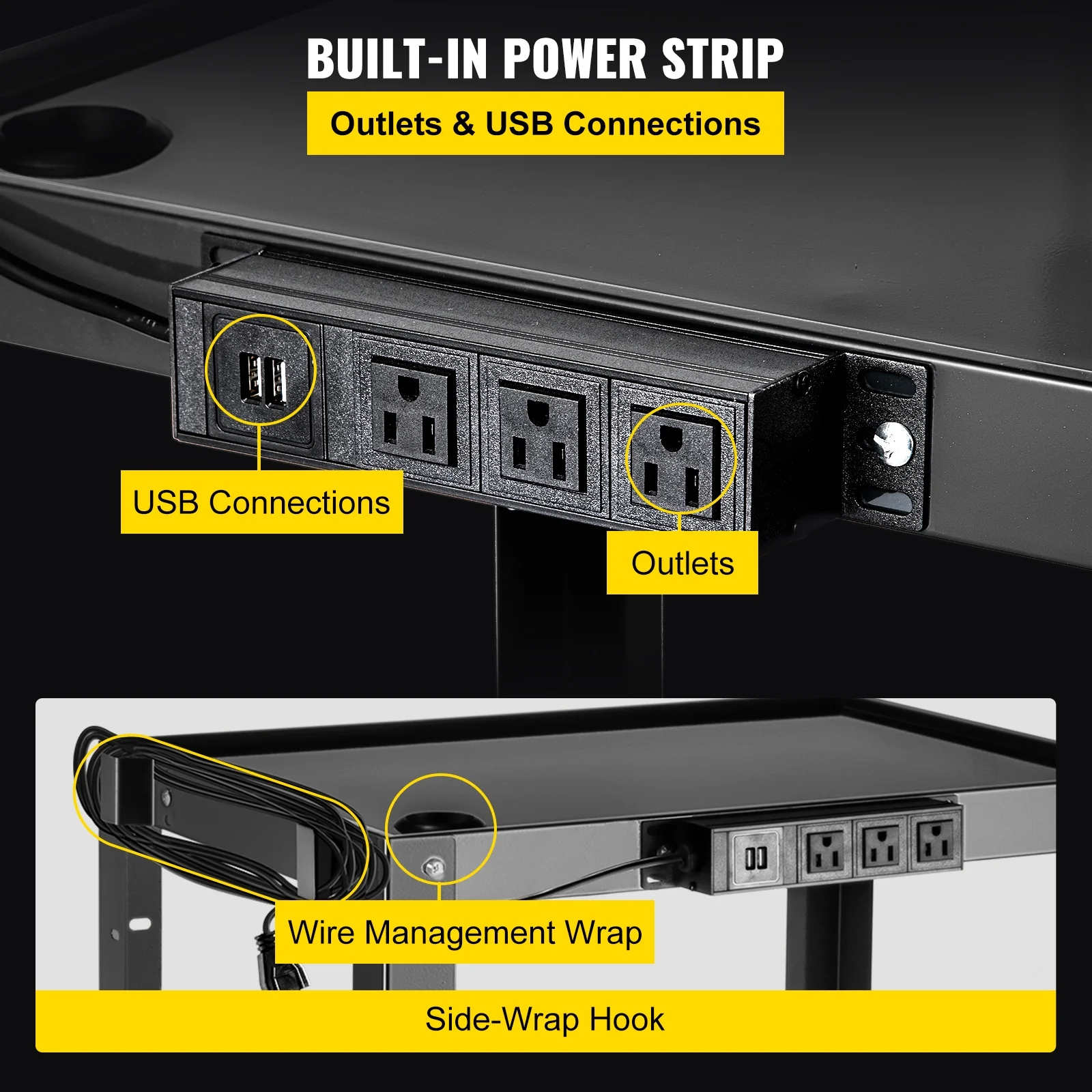 BENTISM AV Cart Steel Media Cart 26