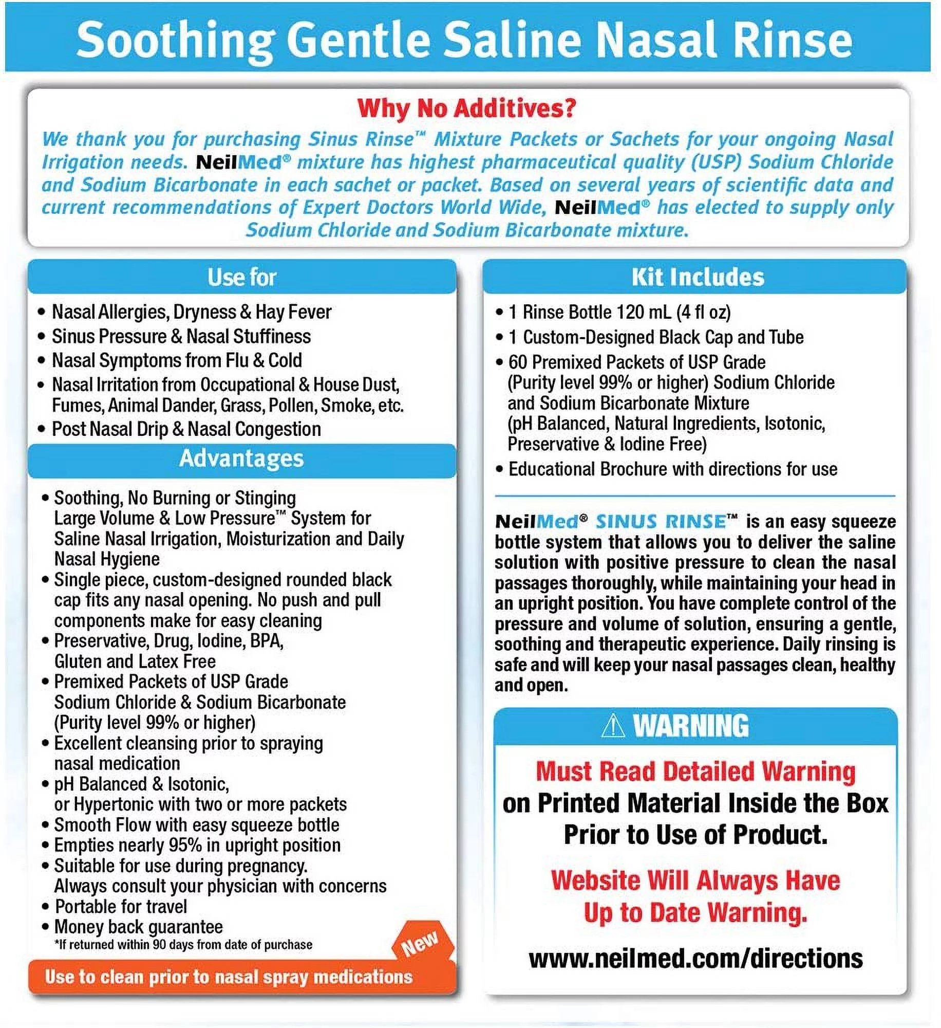 NeilMed Sinus Rinse Kit Pediatric 1 Each (Pack of 2)