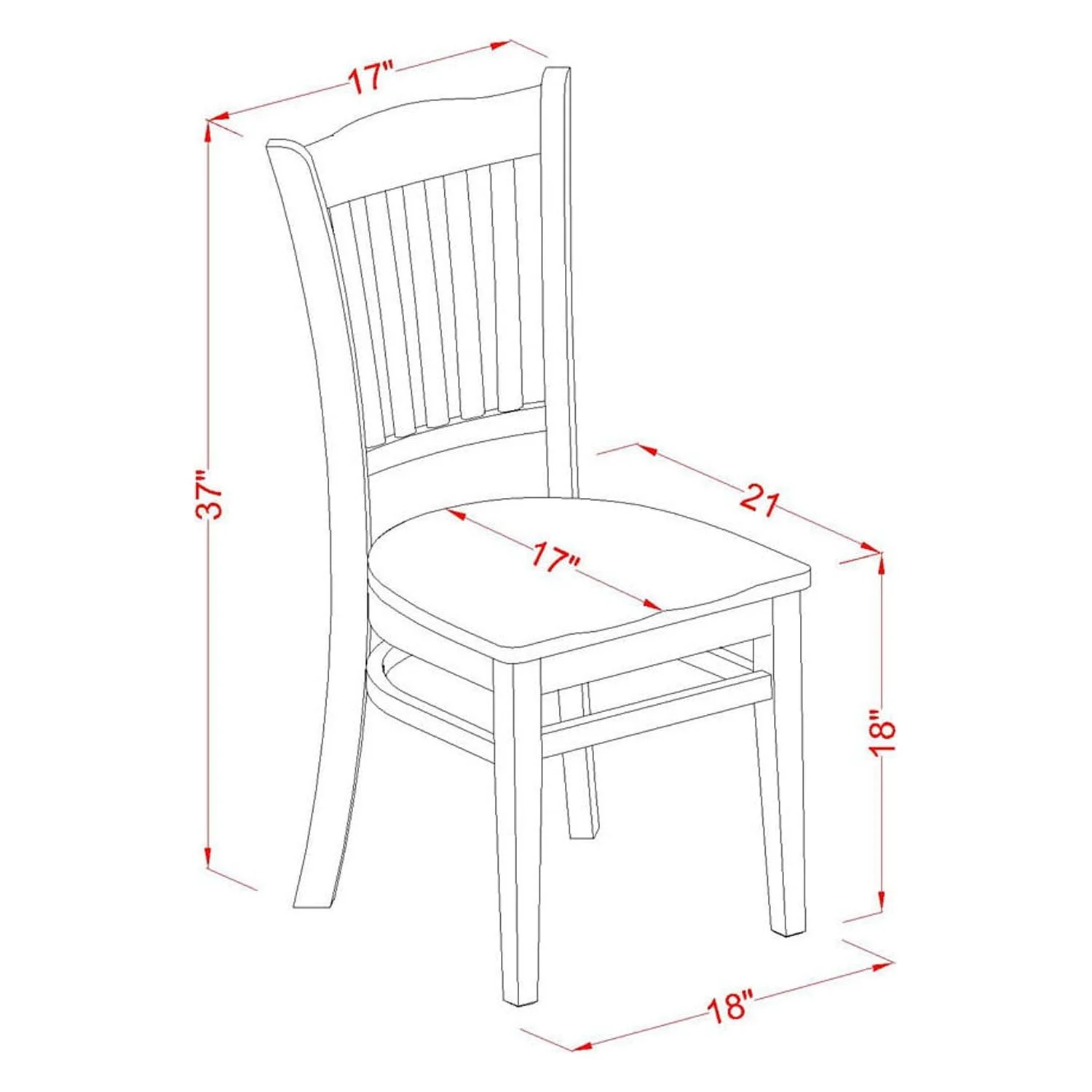HomeStock Beachy Boho 5-Piece Wood Dinette Set 4 Modern Dining Chairs With Slatted Back And Wooden Seat And Butterfly Leaf Dining Table With Rectangular Top And 4 Legs- Linen White Finish