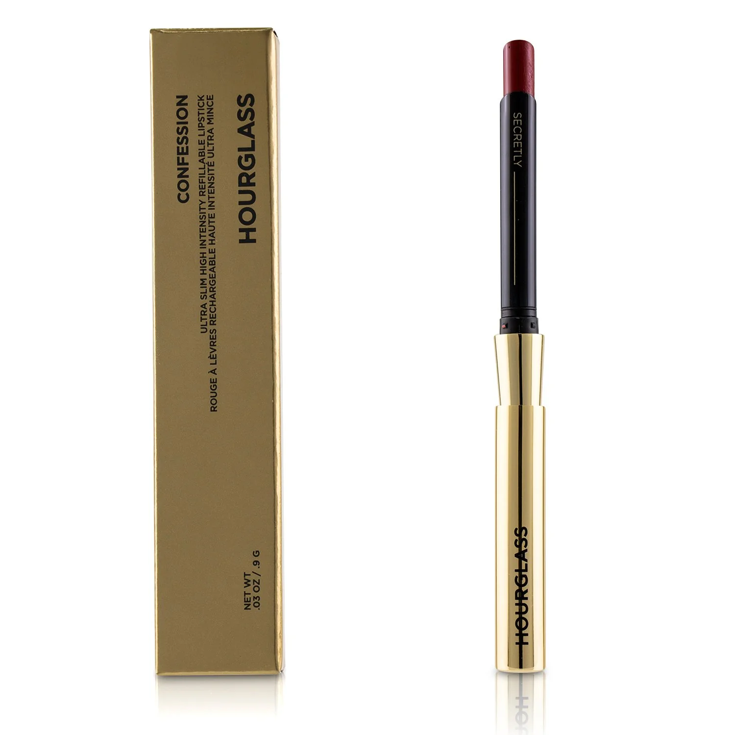 HourGlass Confession Ultra Slim High Intensity Refillable Lipstick - # I've Been (Deep Rose Brown)  0.9g/0.03oz