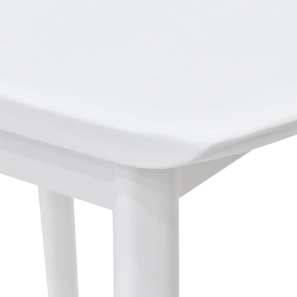 Steve Silver Hilton White Solid Acacia Wood Counter Stool