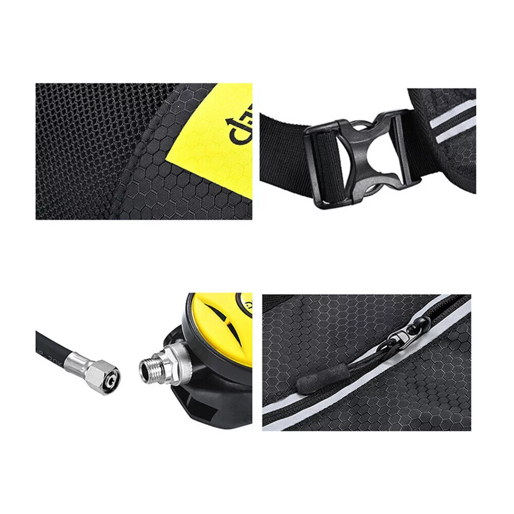 Mini Scuba Diving Case Kit 1.0L Oxygen Tank Pump Equipment Underwater Breath