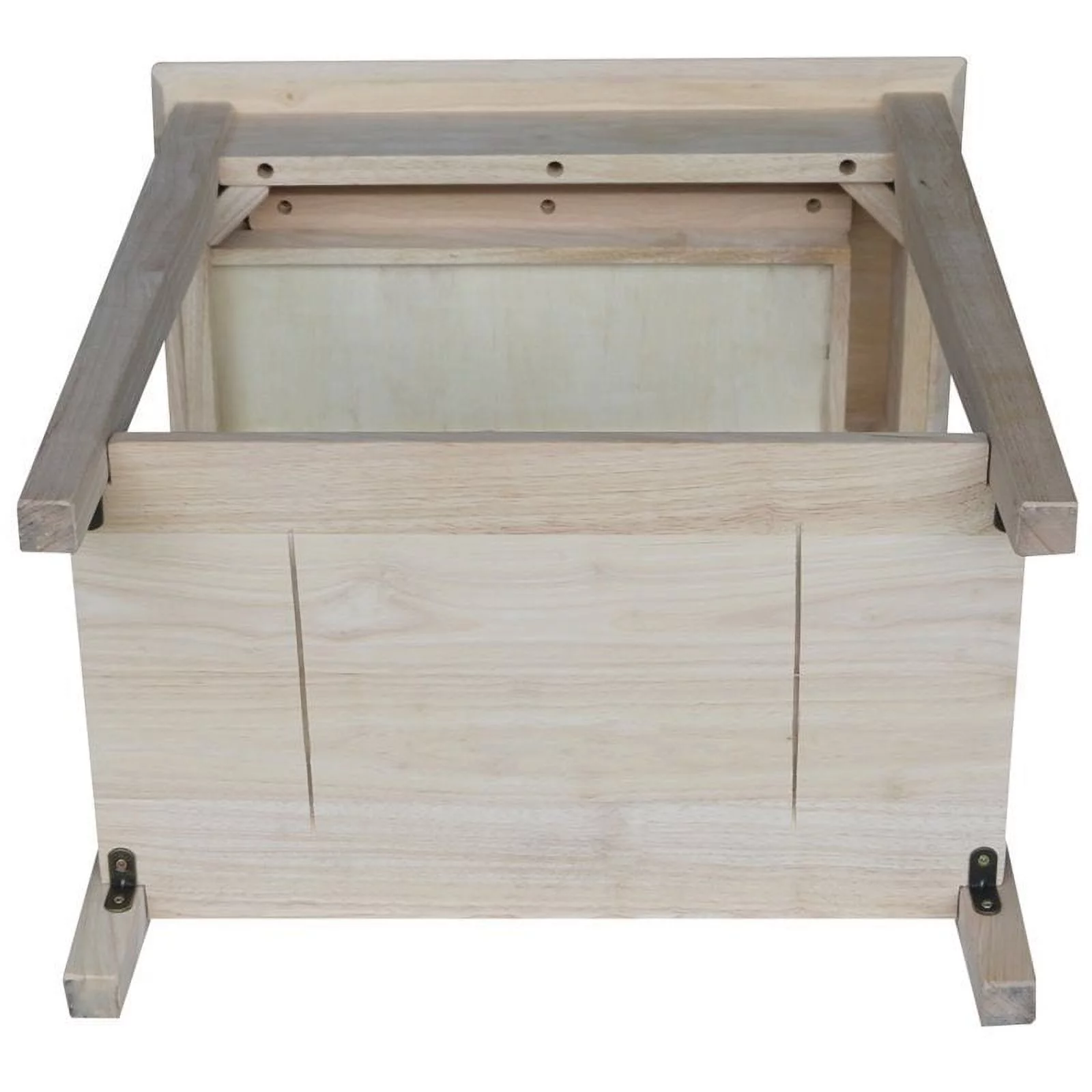 Pemberly Row 1 Drawer Transitional Wood Narrow End Table in Natural