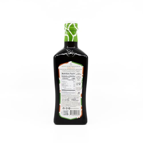 Bono Sicilian Extra Virgin Olive Oil | Organic | Sicilia PGI | 100% Italian Extra Virgin Olive Oil, 16.9 oz