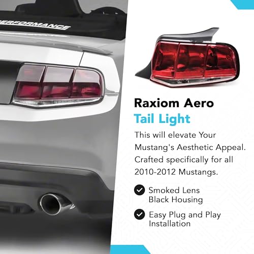 Raxiom Gen5 Tail Lights Set Assembly - Exterior Iconic Styling Fits Ford Mustang 2005-2009