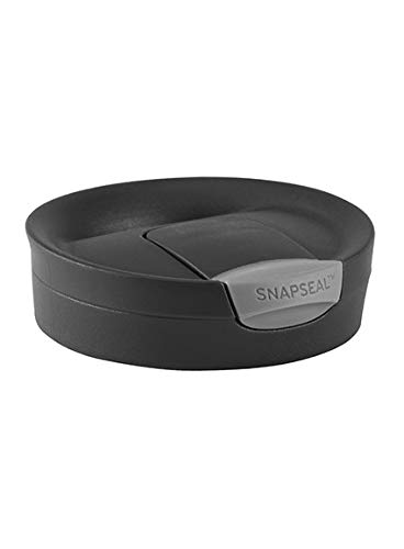 Contigo Byron Snapseal Travel Mug, Stainless Steel Thermal Mug, Vacuum Flask, Leakproof Tumbler, Coffee Mug with BPA Free Easy-Clean Lid, 590 ml, Black