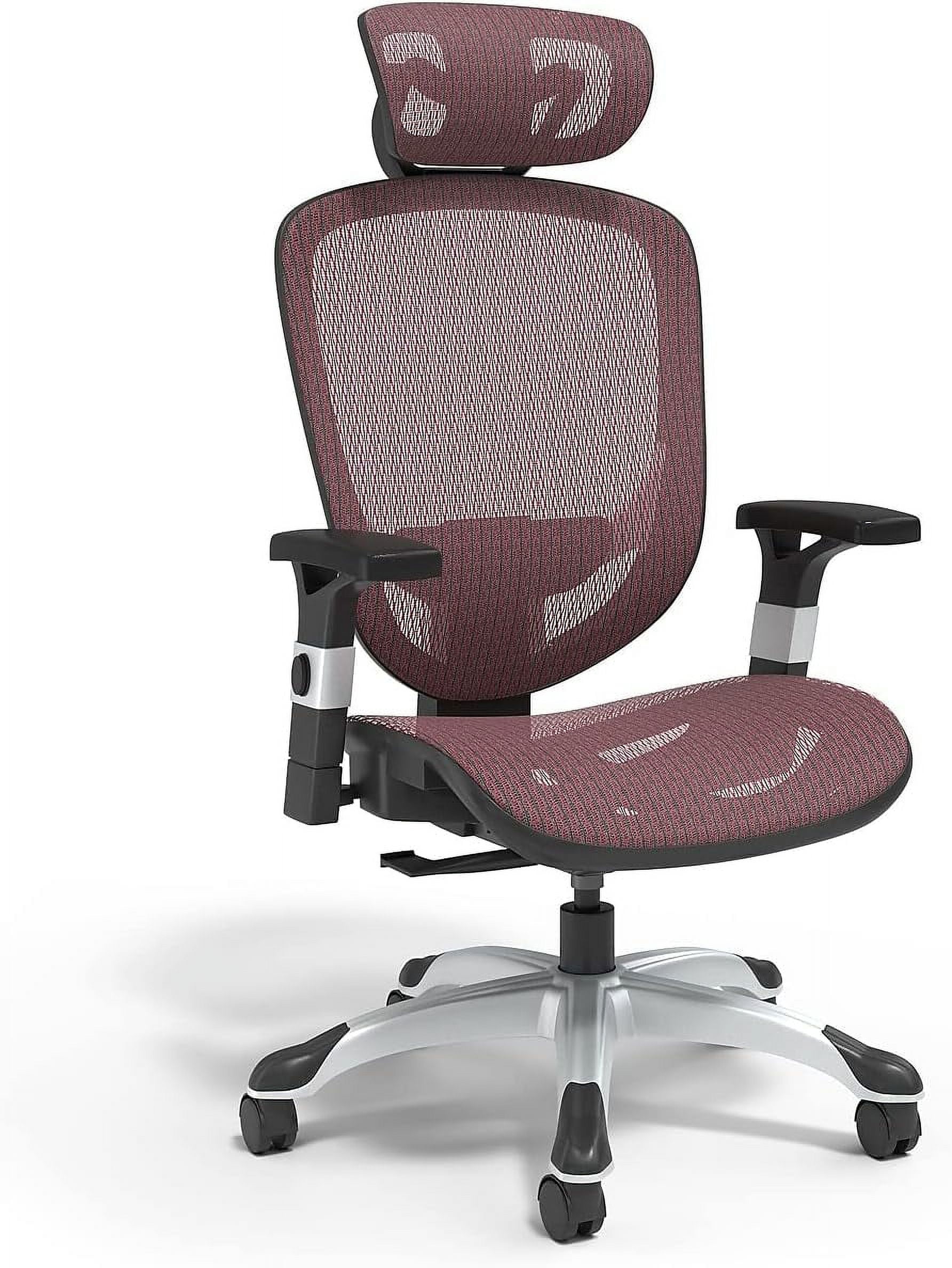 2257054 Mesh Computer And Desk Chair, Red