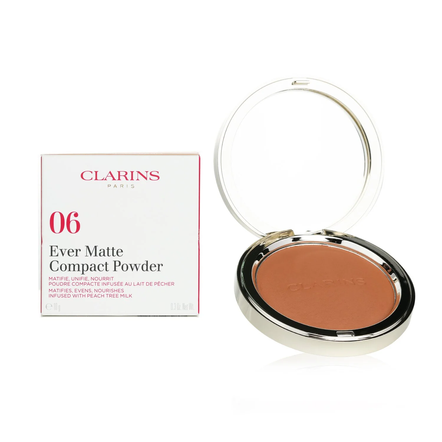 Clarins Ever Matte Compact Powder - # 05 Medium Deep  10g/0.3oz