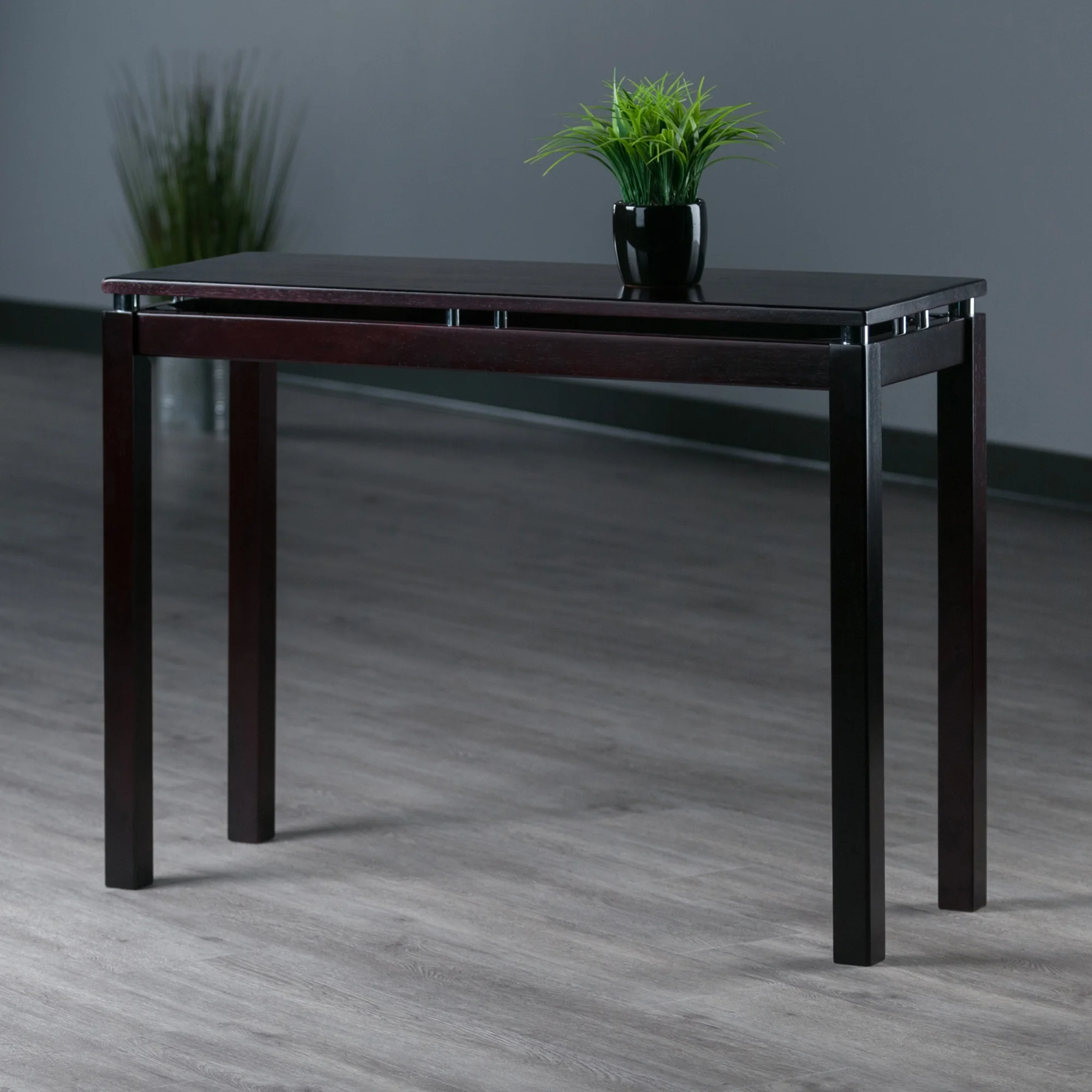 Winsome Wood Linea Console Hall Table, Espresso Finish