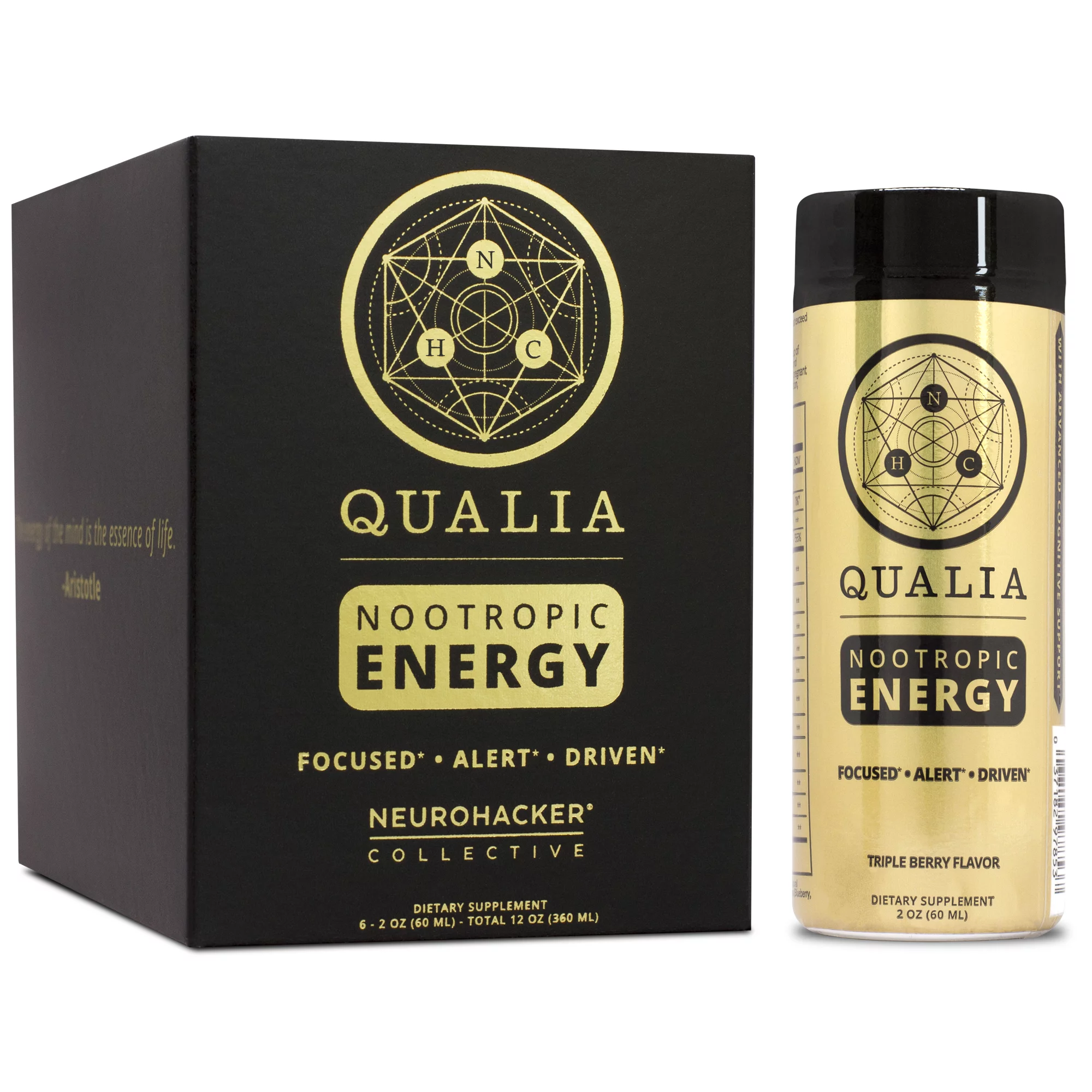 Neurohacker Collective - Qualia Nootropic Energy Shot - 6 Bottle(s)