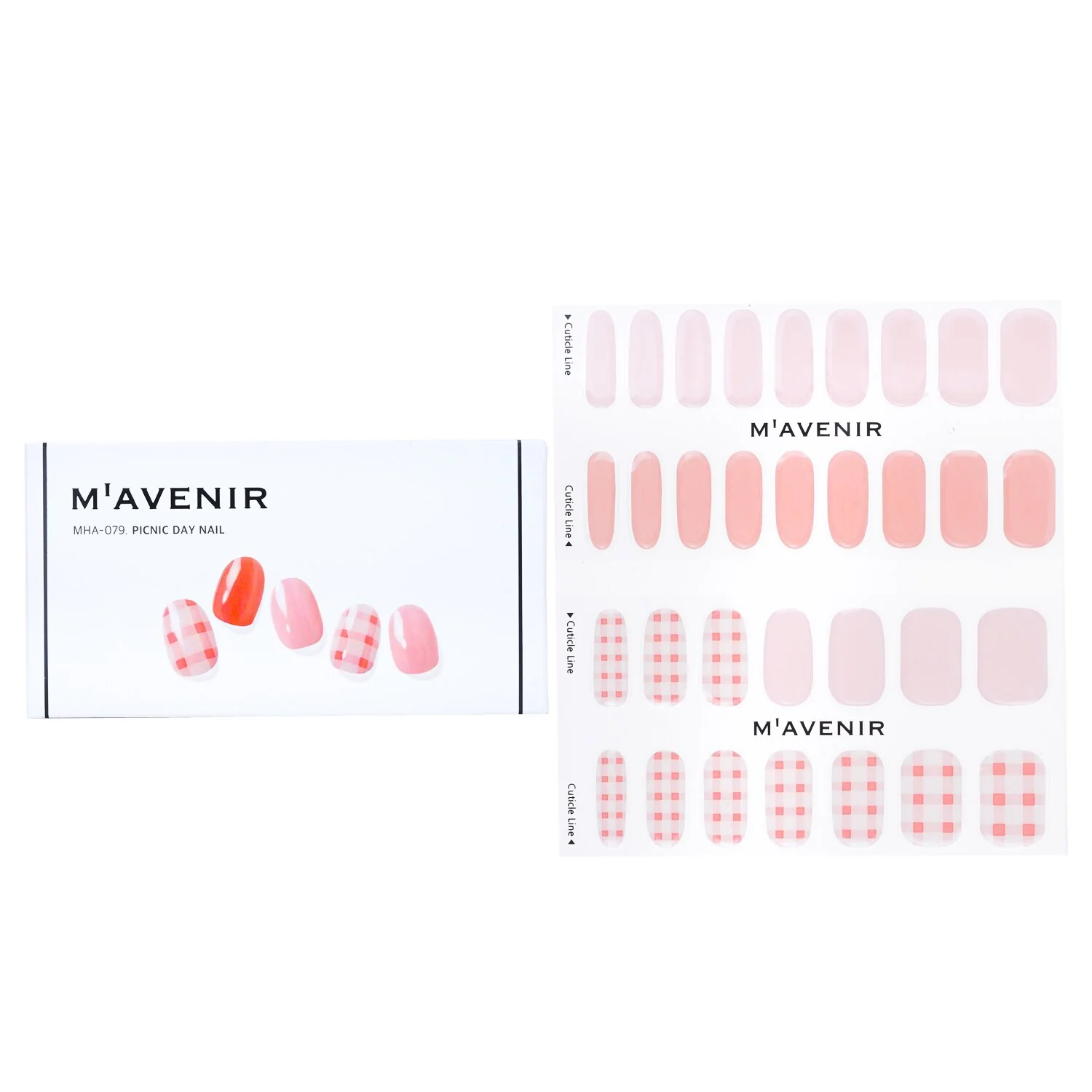 Mavenir Nail Sticker (Assorted Colour) - # Lollipops Nail  32pcs