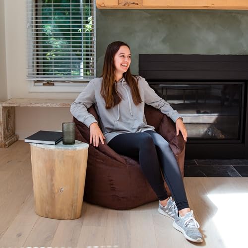 Big Joe Milano Lenox Denim Cobalt Beanbag Chair