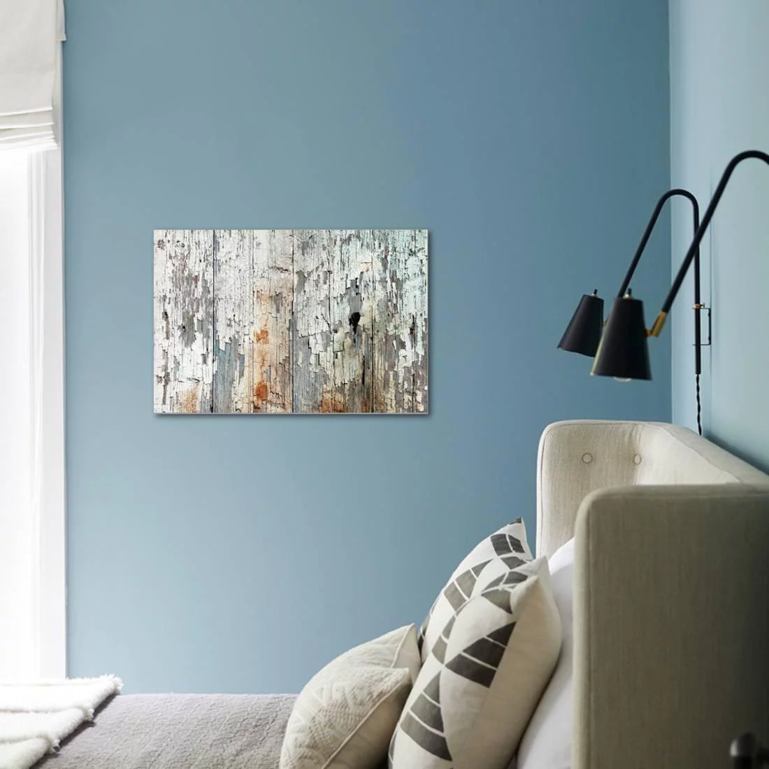 Old Wood Planks Background, Stretched Canvas Wall Art by Tony Baggett Sold by Art.Com