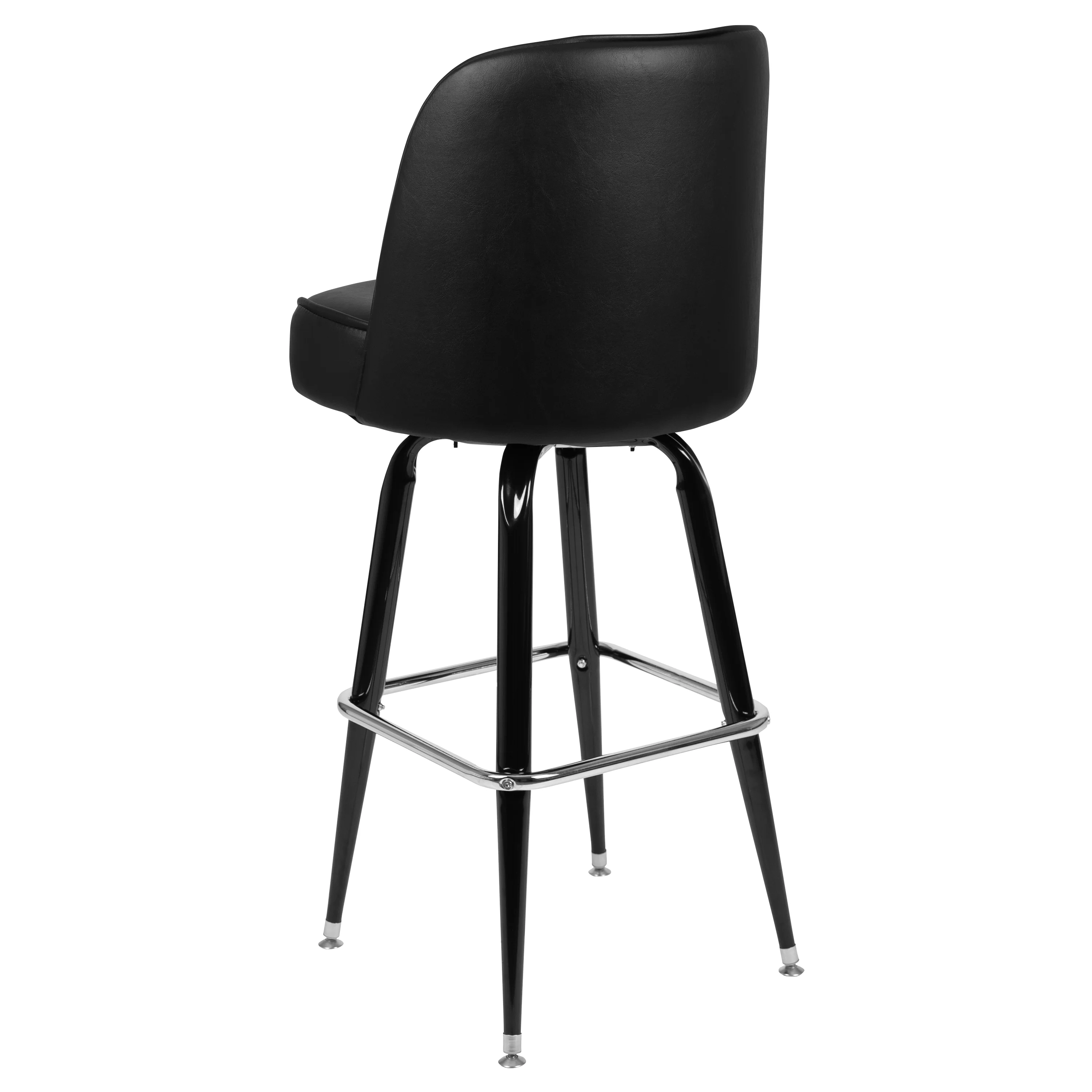 Flash Furniture James 2 Pack Metal Barstool with Swivel Bucket Seat