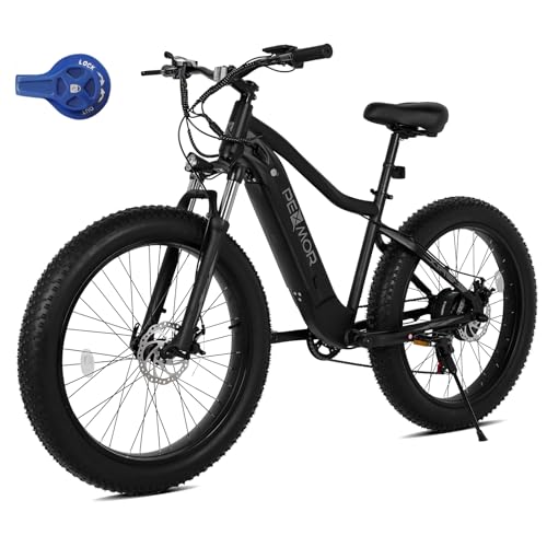 PEXMOR Electric Bike for Adults, 750W Ebike 32MPH 48V 14AH Removable Battery Electric Bicycle,26