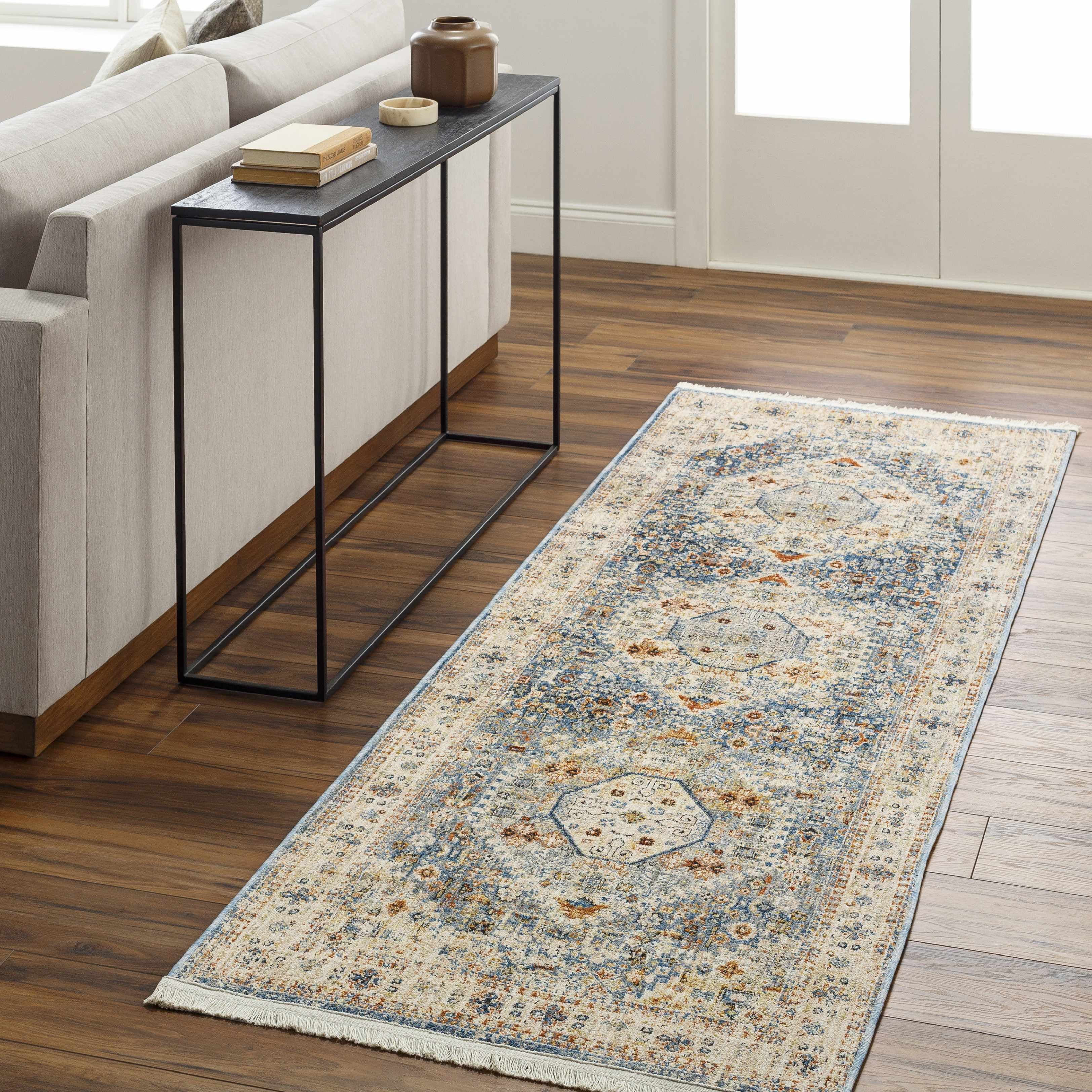 Hauteloom Cyndi Living Room, Bedroom Area Rug - Brown, Gray - 1'11