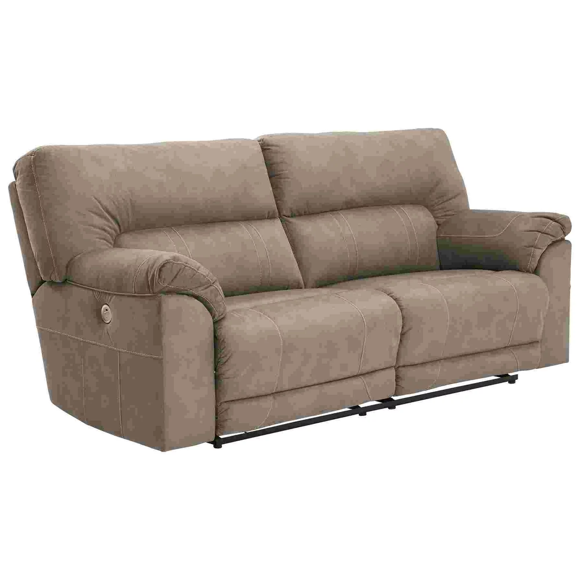 Power Sofa with 2 Seat Reclining Mechanism, Slate Gray