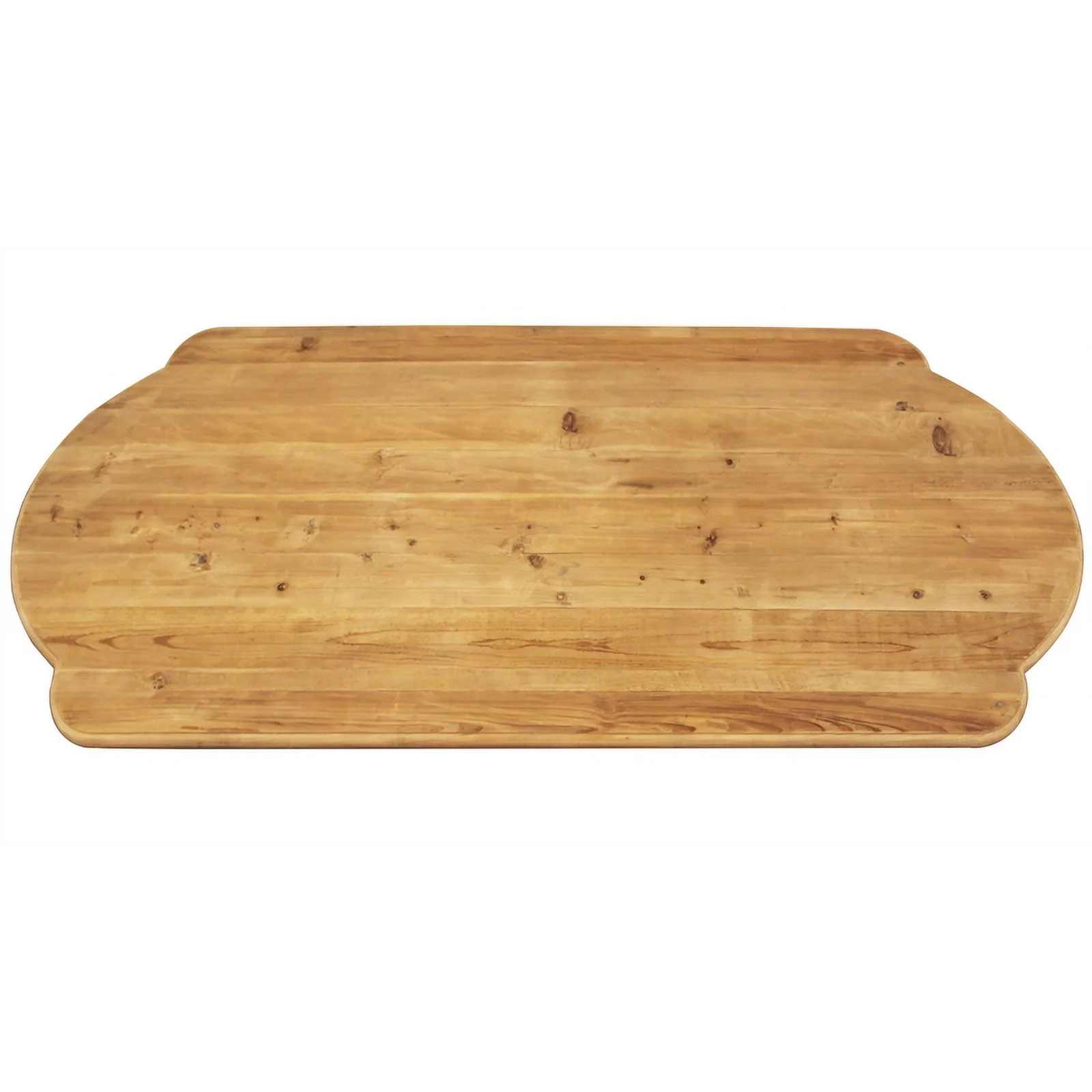 Manhattan Beach Old Pine Solid Wood Carrom Dining Table in Natural