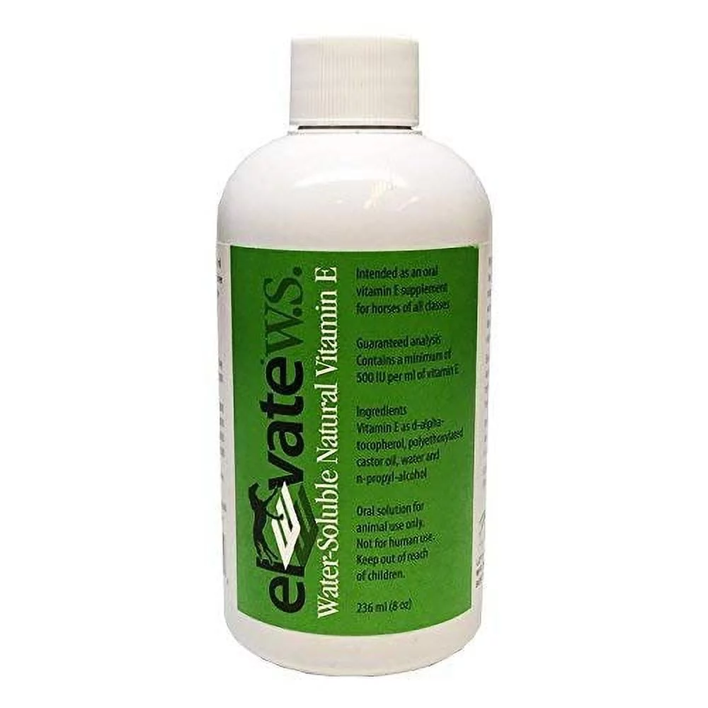 Elevate WS Water-Soluble Natural Vitamin E Supplement (8oz)