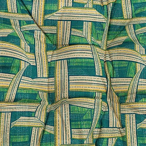 2-Pack Outdoor/Indoor Wicker Patio Seat Cushion Pad with Ties - Dining Chair Cushion, 17