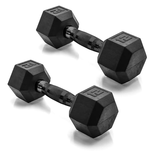 CAP Barbell Coated Dumbbell Weight | Multiple Options Pairs & Sets