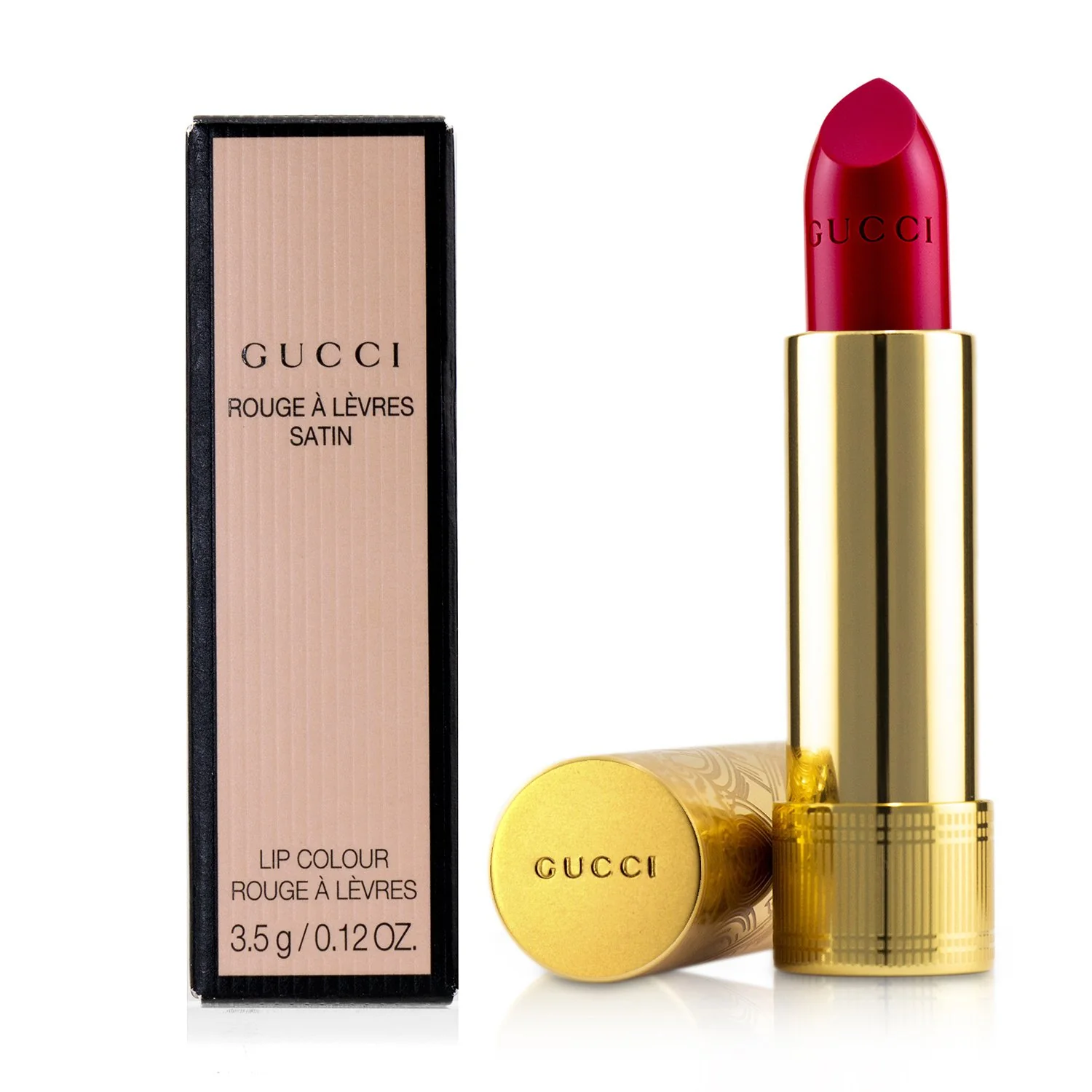 Gucci Rouge A Levres Satin Lip Colour - # 500 Odalie Red  3.5g/0.12oz