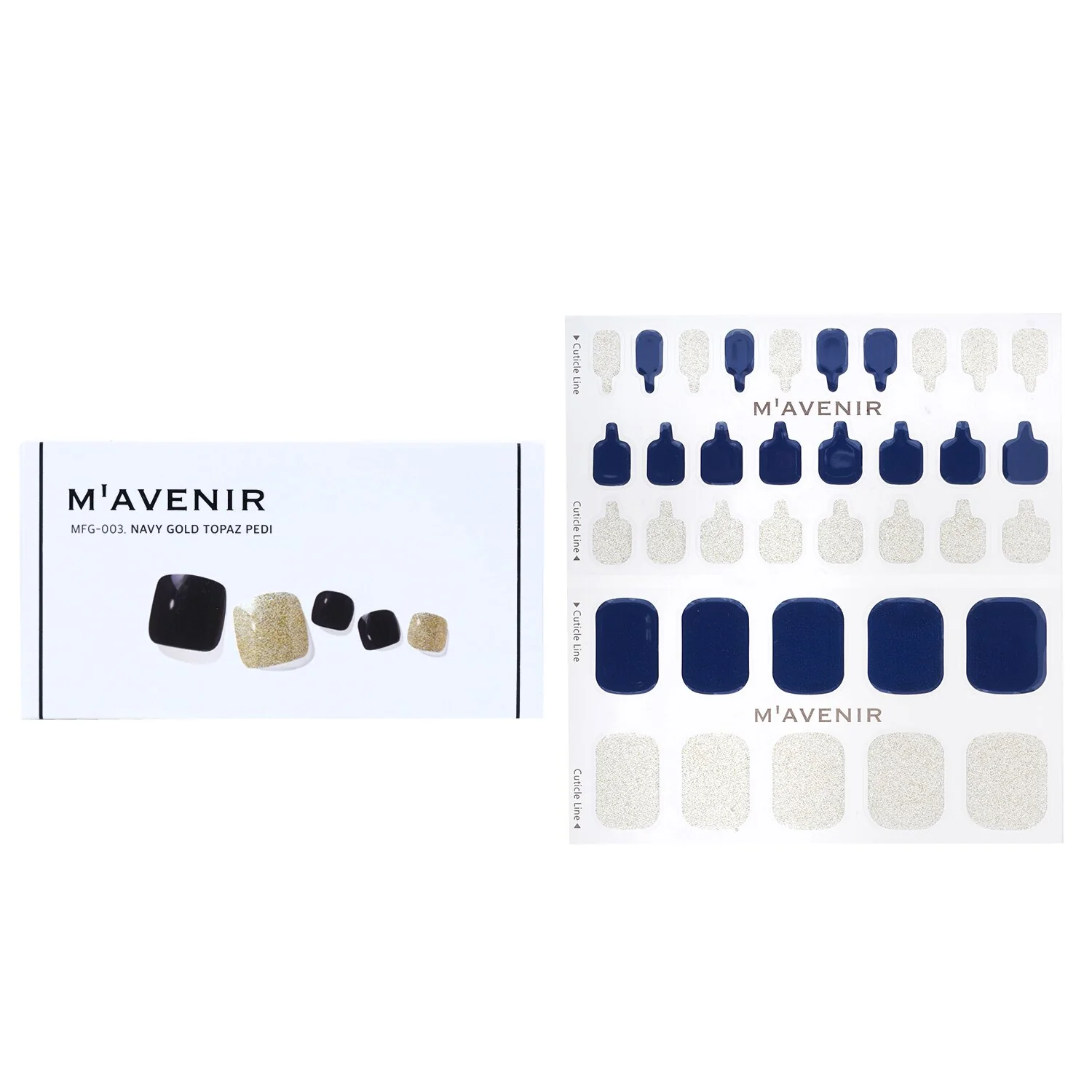 Mavenir Nail Sticker (Assorted Colour) - # Lollipops Nail  32pcs