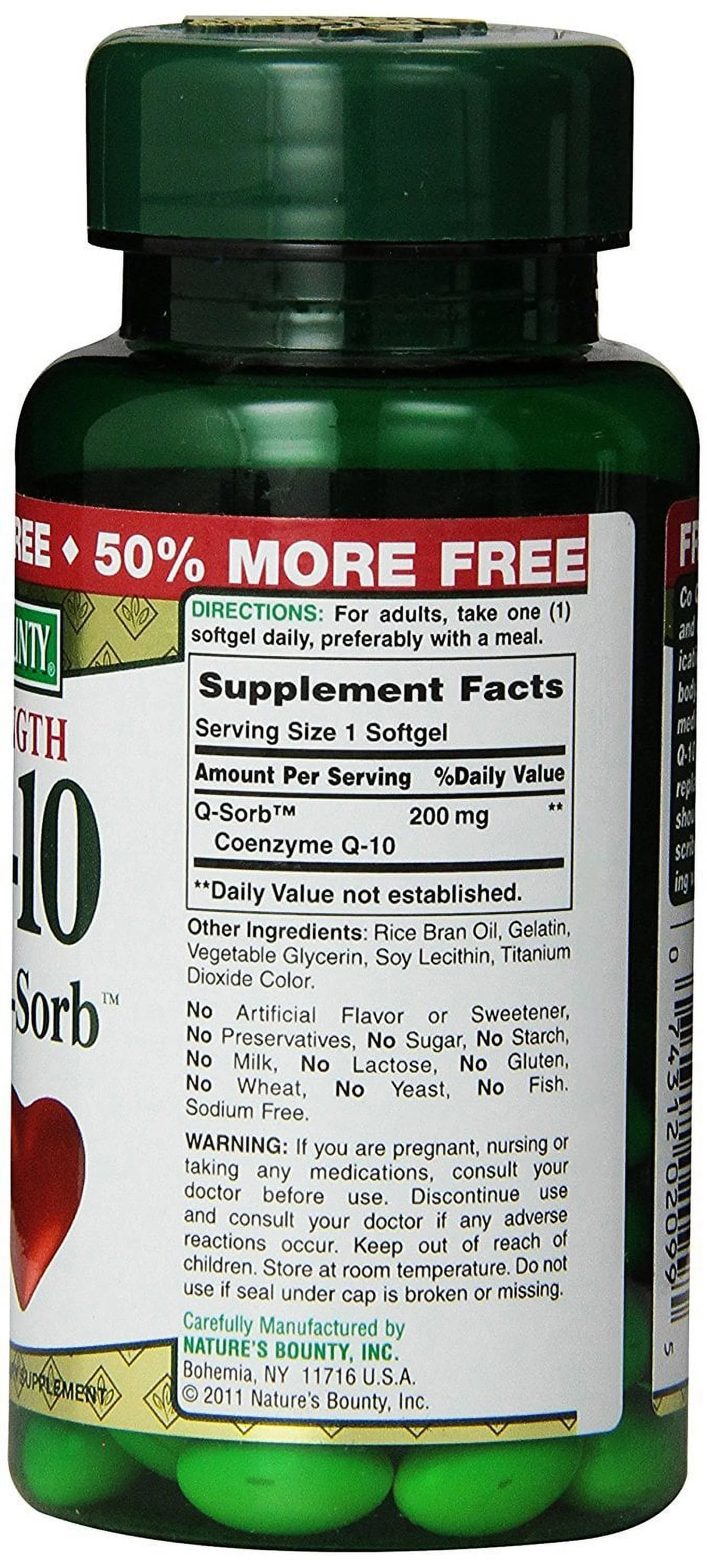 Nature's Bounty Co Q-10 200 mg, 45 Softgels