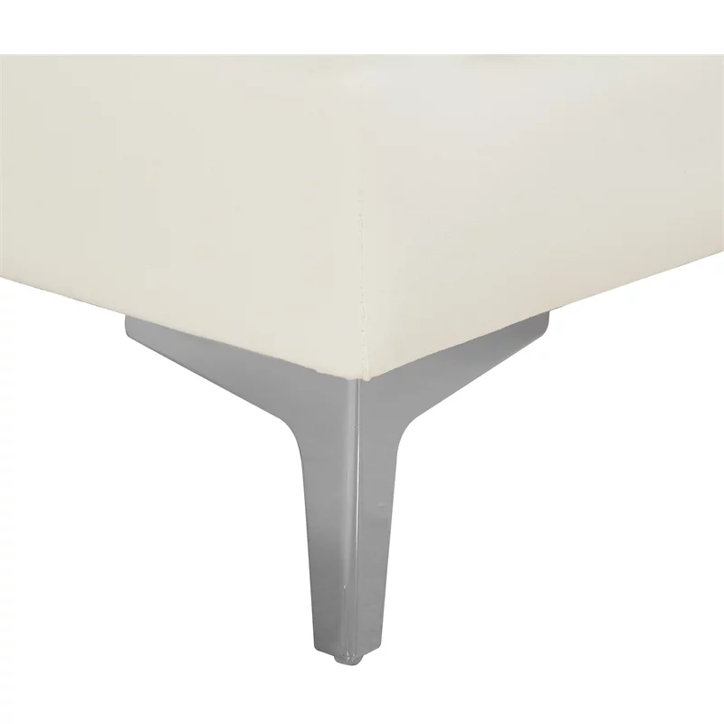 Meridian Furniture Alina Cream Velvet Modular Sofa