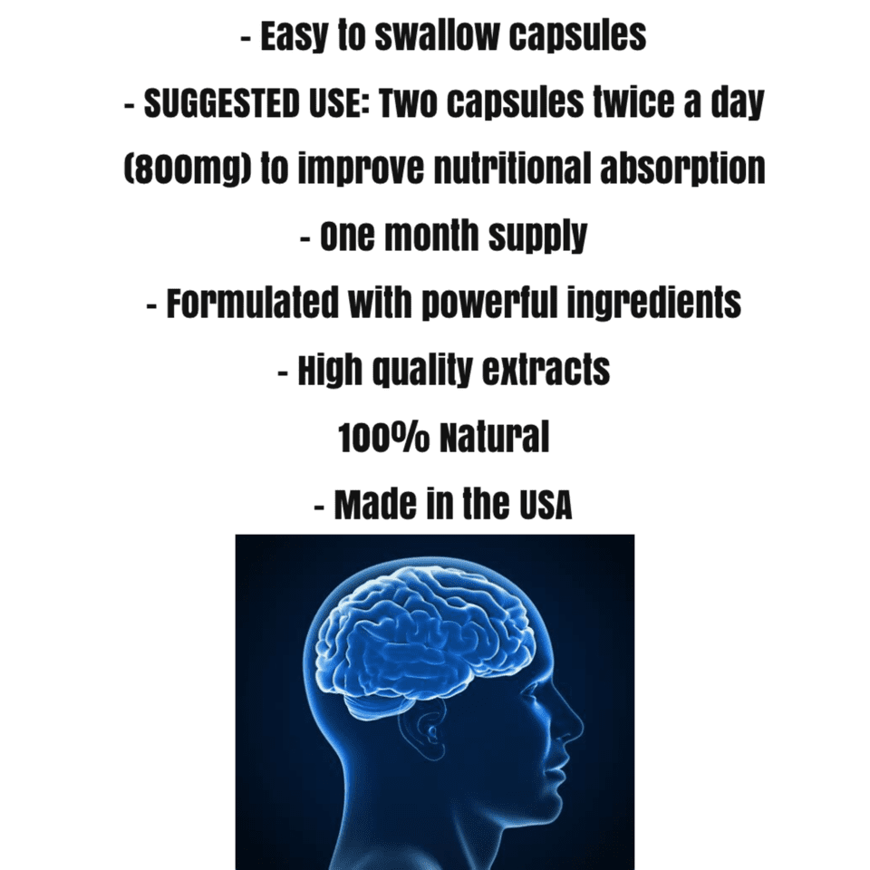 MAGNESIUM L-THREONATE,SerotoninHelp 5-HTP, 120 Capsules, Brain Booster, Mental Nutrition - 120 Capsules