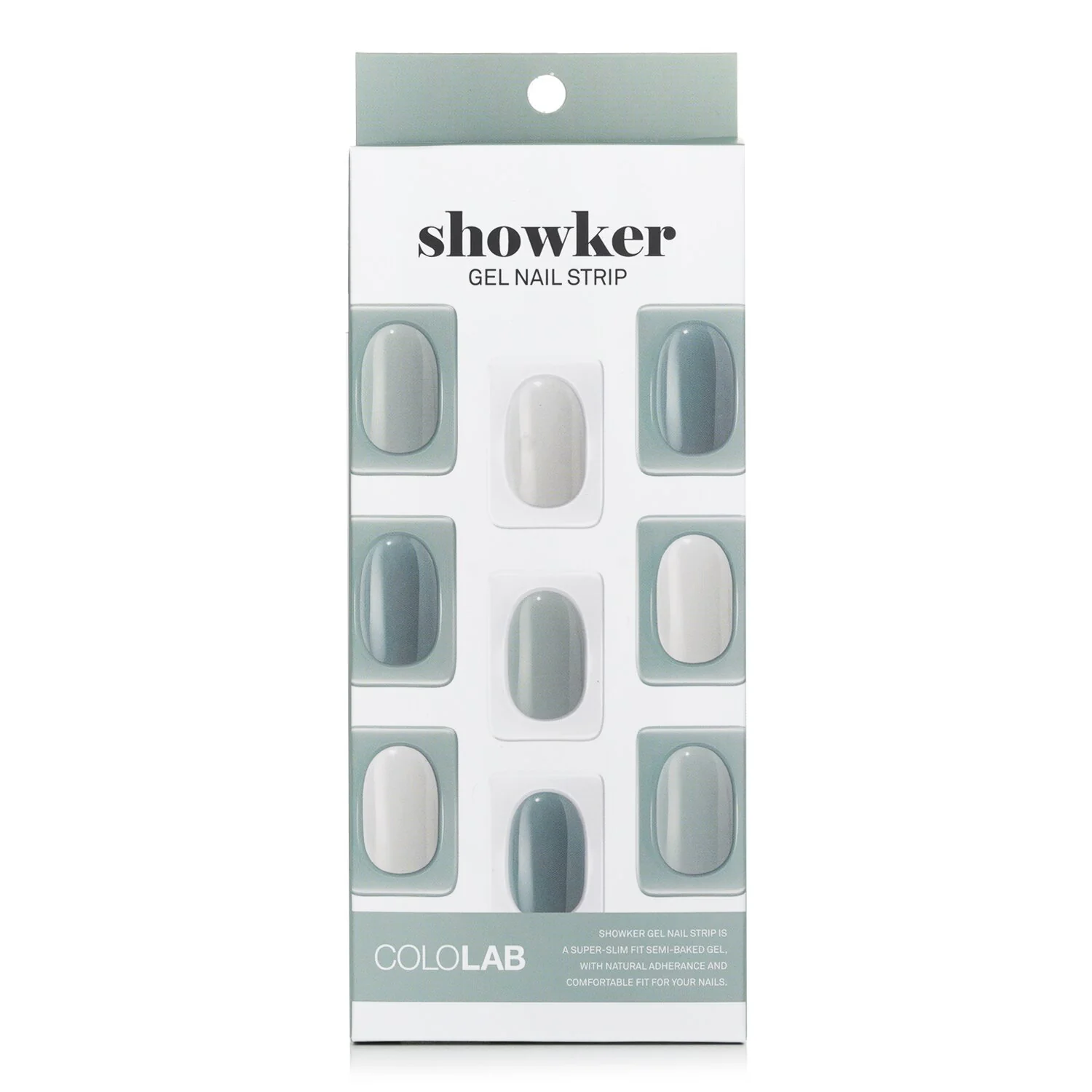 Cololab Showker Gel Nail Strip # CNG803 Twinkle Moonlight  1pcs
