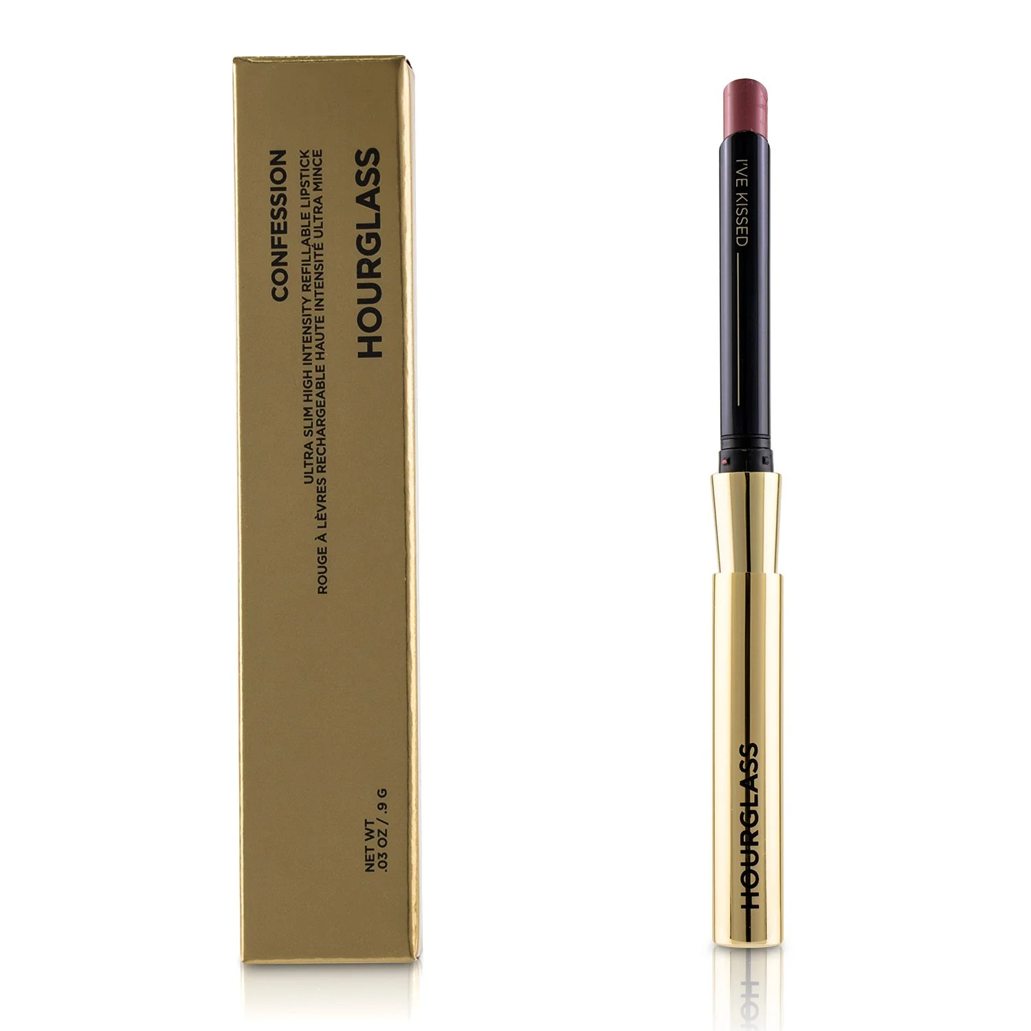 HourGlass Confession Ultra Slim High Intensity Refillable Lipstick - # I've Been (Deep Rose Brown)  0.9g/0.03oz