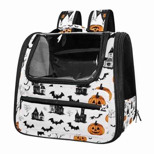 Halloween Pet Carrier Airline Approved Pet Carrier Bag Dog Carrier for Small Medium Cats Dogs Puppies Kitten
