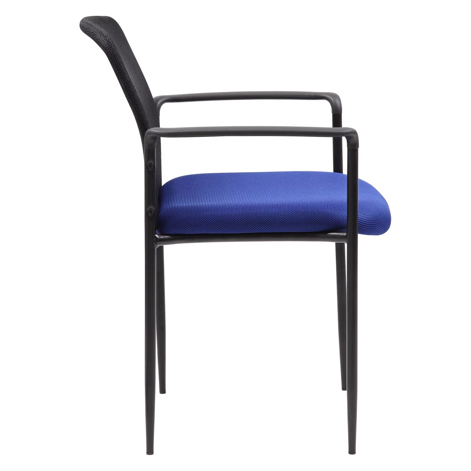 BOSS B6909-GY Stackable Mesh Guest Chair, Grey