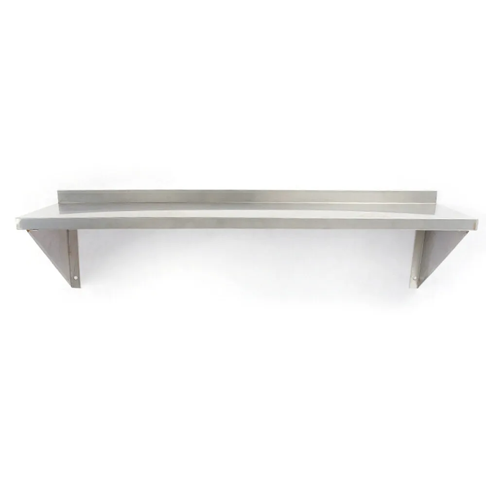 Stainless Steel 12'' x 36'' Commercial Kitchen Wall Shelf Restaurant Shelving