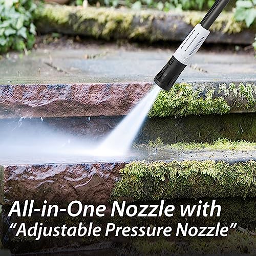 LawnMaster LT506-2000A Electric Pressure Washer 13 Amp 1.4 GPM 2300 Max PSI with Foam Bottle CSA Certified