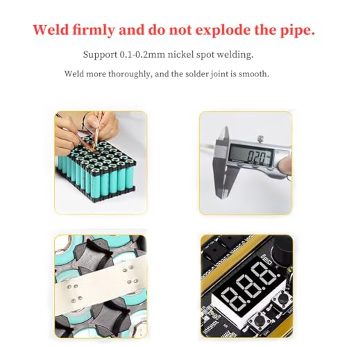 Spot Welder, Spots Welding Welding Machine Jewelry Welder With three working modes for Iron Stainless Steel (with housing)