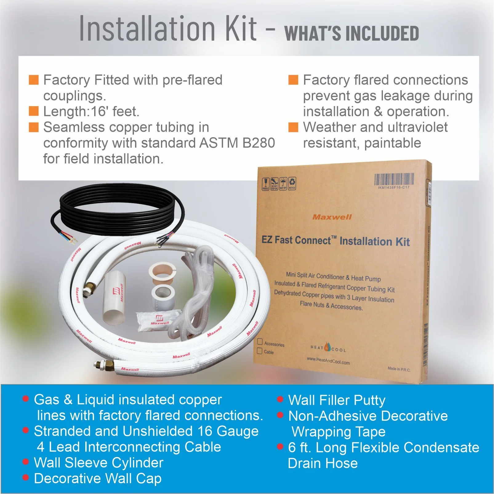 Daikin 12,000 BTU 18 SEER2 Ductless Mini-Split Heat Pump Air Conditioner 550 sq. ft.