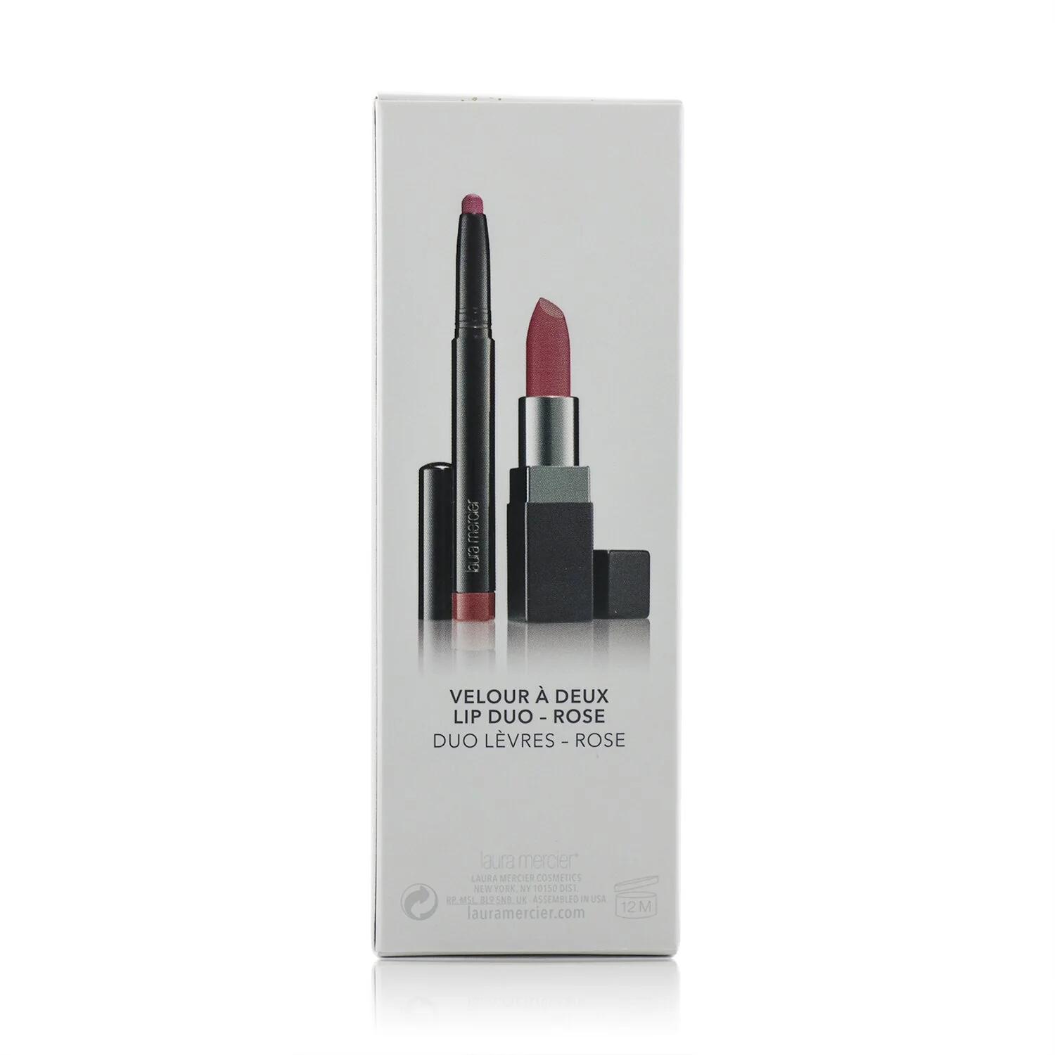Laura Mercier Velour A Deux Lip Duo (2x Lipstick) - Red  2pcs