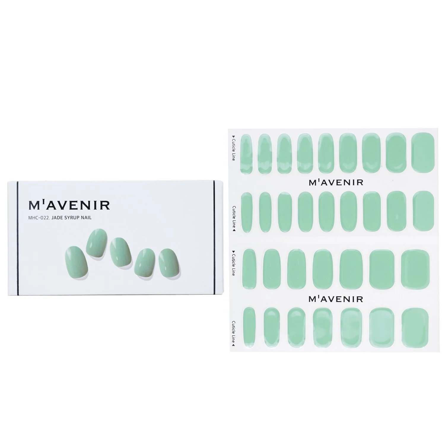 Mavenir Nail Sticker (Blue) - # Bright Road Night Nail  32pcs