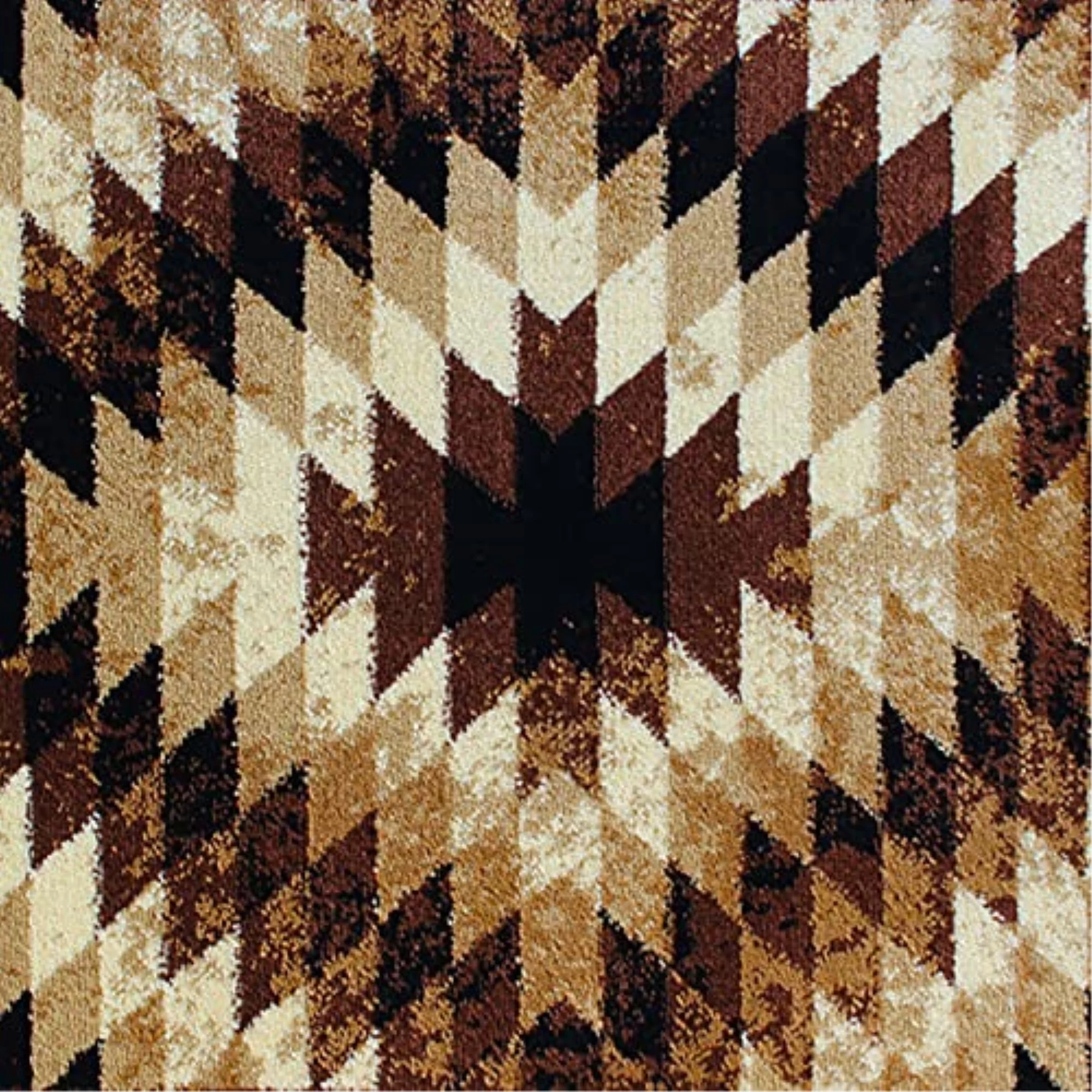 Flash Furniture Teagan Rectangular Southwestern Black, Beige, Brown Area Rug, 2' x 3'