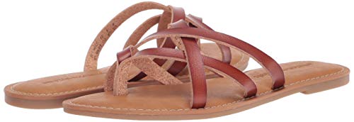 Amazon Essentials Women's Strappy Slide Flat Sandal