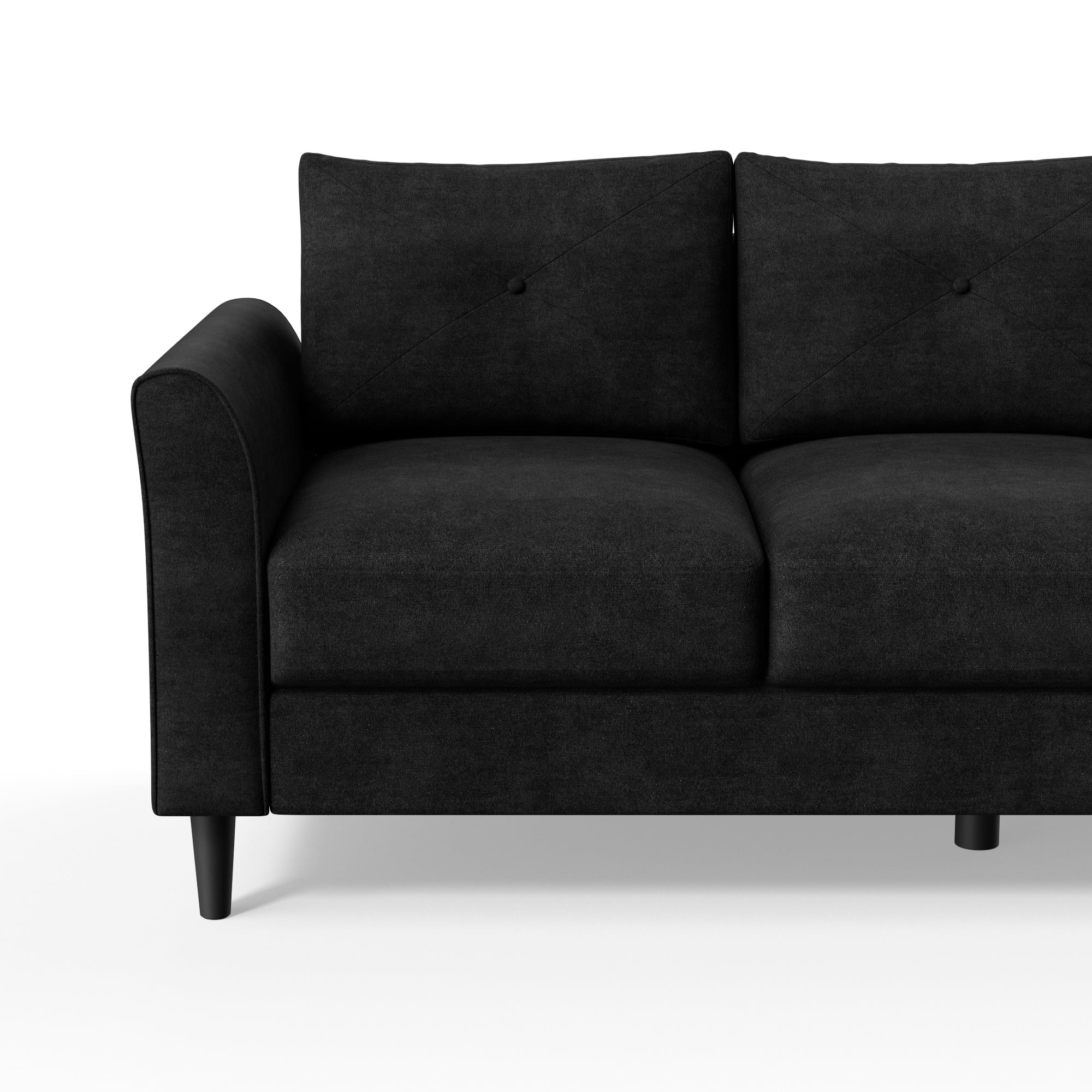Zinus Hayes Sofa Couch, Black