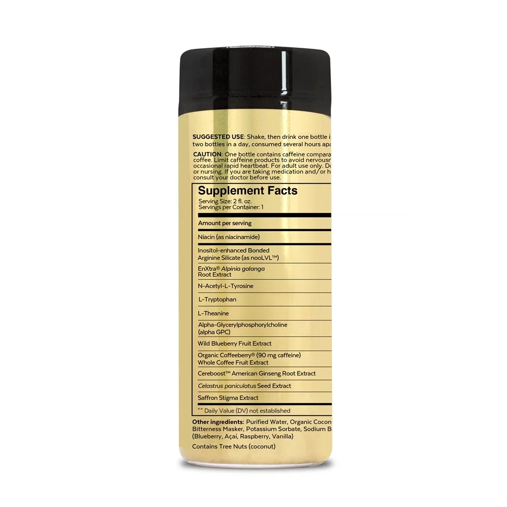 Neurohacker Collective - Qualia Nootropic Energy Shot - 6 Bottle(s)